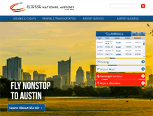 Tablet Screenshot of clintonairport.com